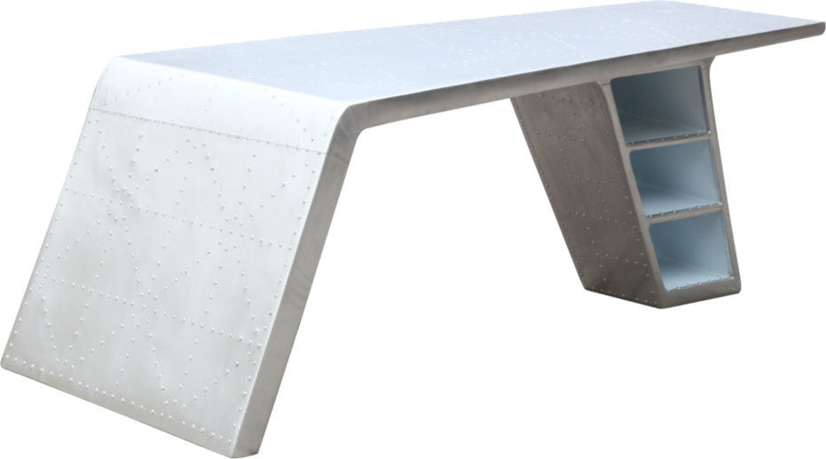 Classics Metolic Desk, Silver
