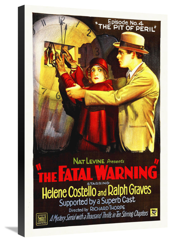 "The Fatal Warning 2" Stretched Canvas Giclee by Hollywood Photo Archive, 20x30"