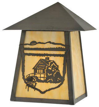9W Lake Clear Lodge Cabin Wall Sconce