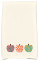 3 Little Pumpkins Geometric Print Hand Towel, Orange