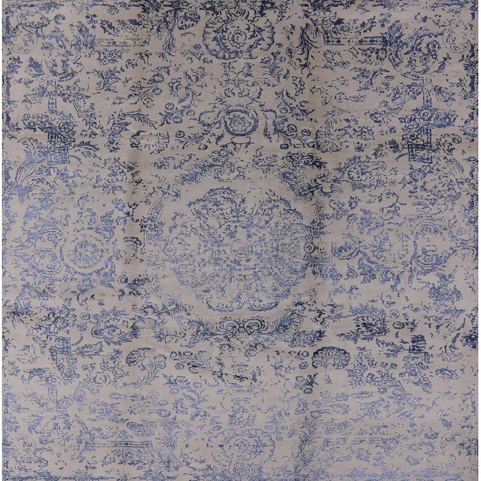 Ahgly Company Indoor Square Mid-Century Modern Area Rugs, 5' Square
