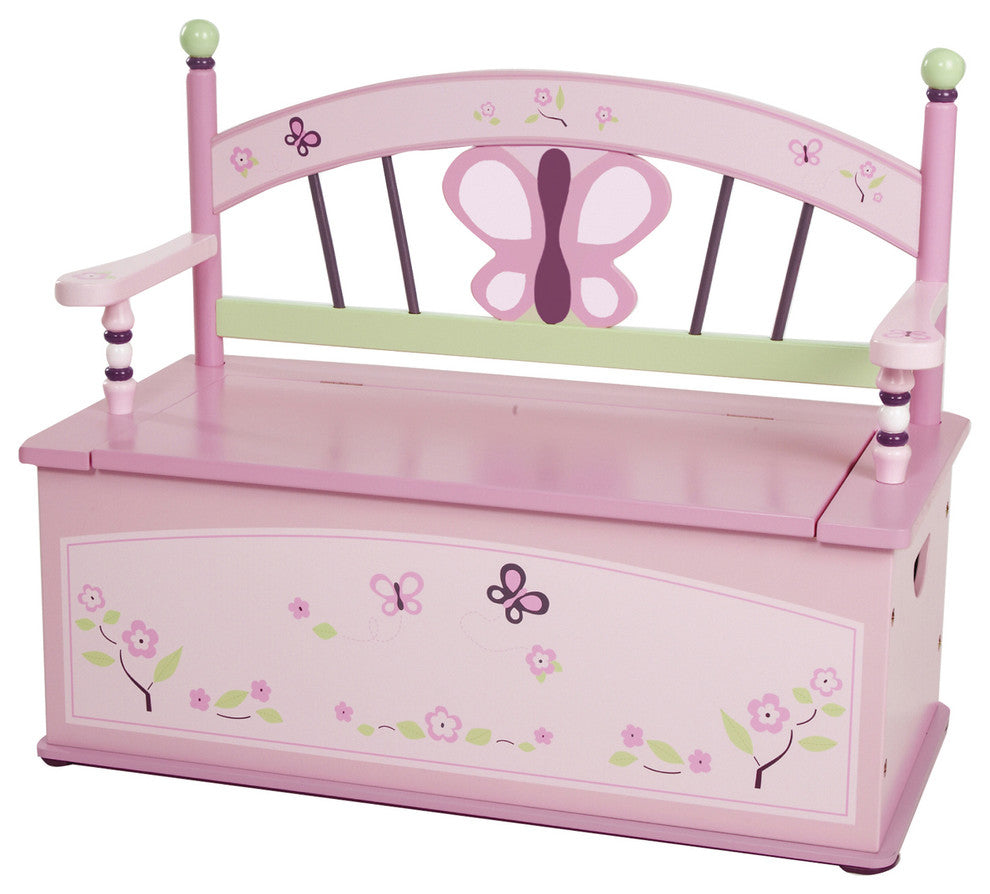 Bench Seat With Storage, Sugar Plum
