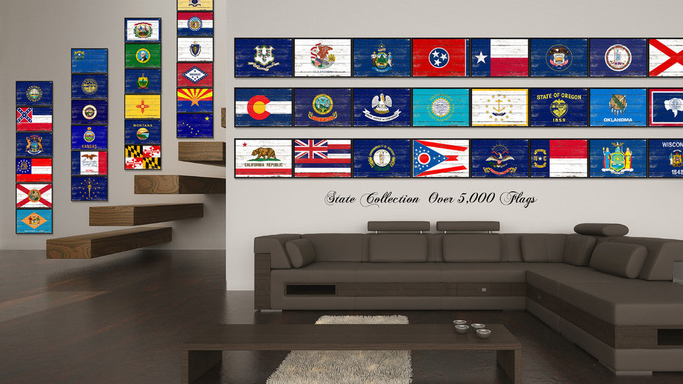 Iowa State Flag Canvas Print, 22"x29"
