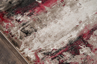 Momeni Monterey Polyester and Polypropylene Area Rug, Red, 8'6"x11'6"
