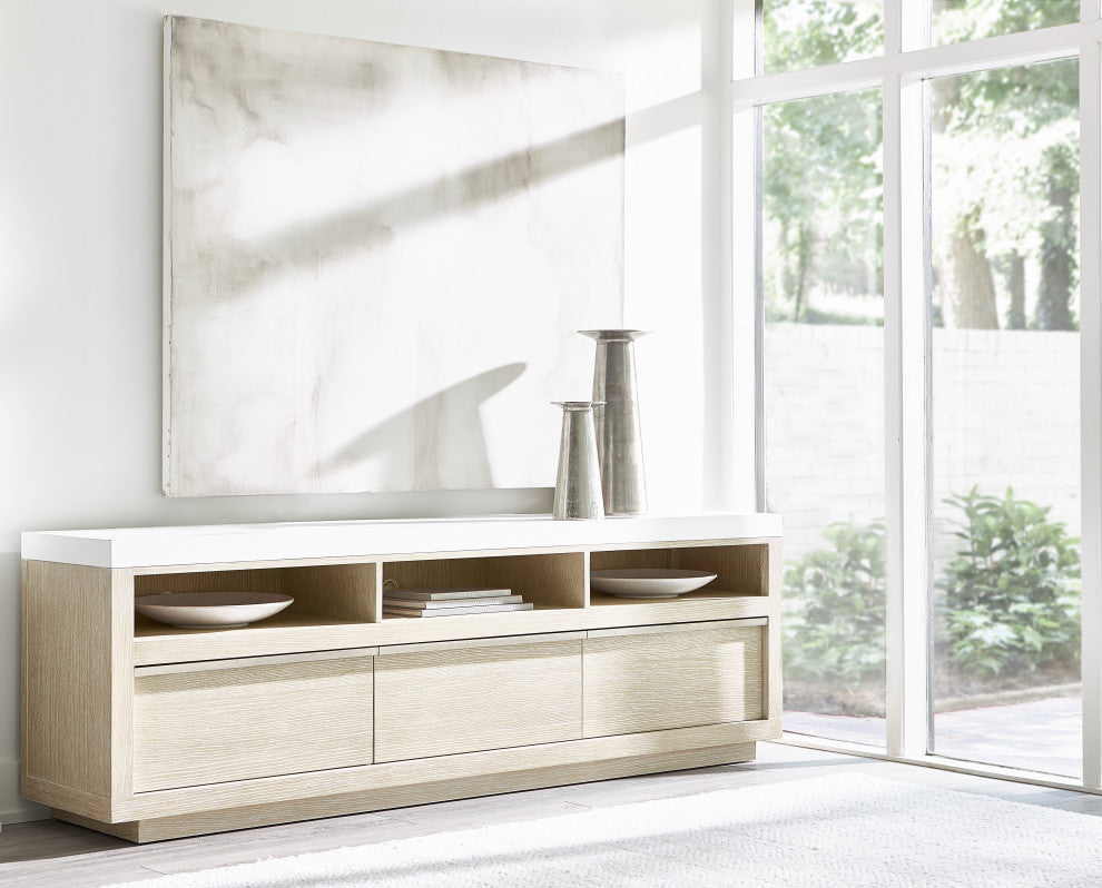 Bernhardt Solaria Entertainment Credenza With 3 Drawers