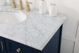 Home Living 42" Single Bathroom Vanity, Blue