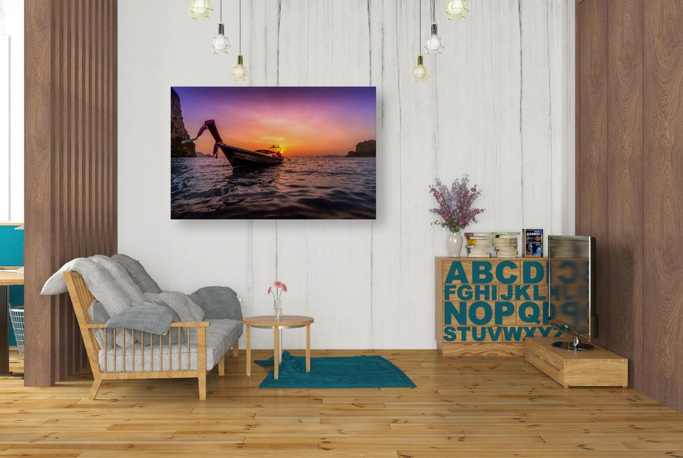 Cortesi Home "Longtail Sunset" by Nicklas Gustafsson, Giclee Canvas Art, 26"x40"