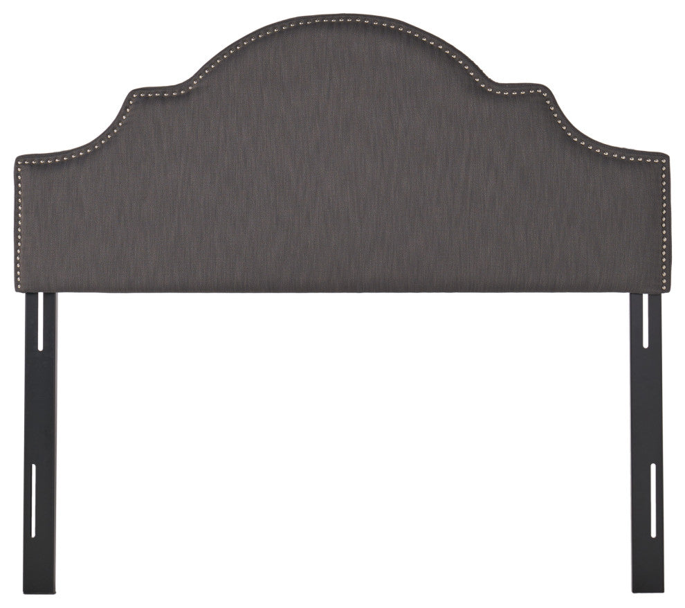 GDF Studio Gwenyth Gray Fabric Queen/Full Headboard