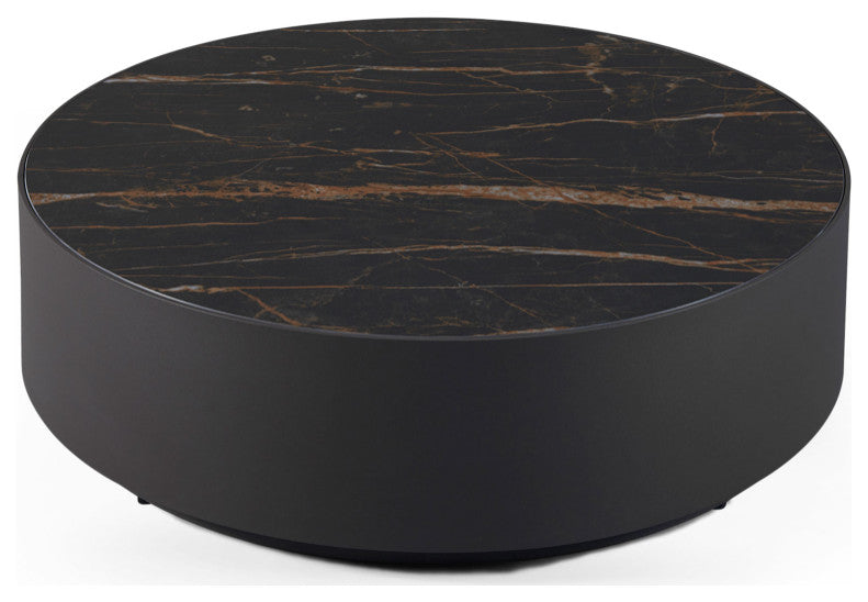 Round Ceramic Outdoor Coffee Table | Andrew Martin Bali