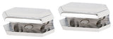 Alno A7750 Nicole 2-1/4"W Glass Shelf Mounting Brackets - Polished Chrome