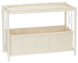 Raised Two Tier Plant Stand With Two Interchangeable Shelves