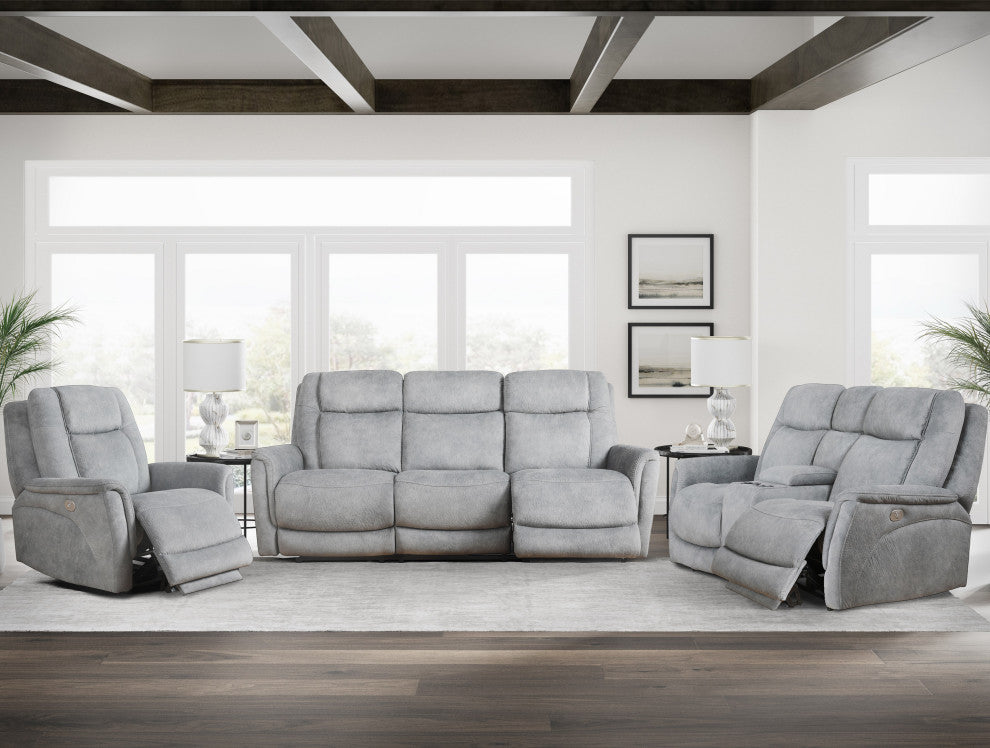 Parker Living Linus Hudson Grey Power Zero Gravity Recliner
