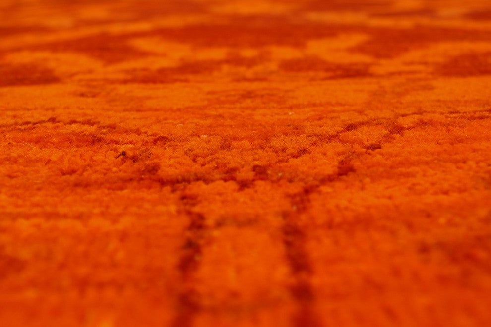 Overdyed Peshawar Alcott Orange/ Rug, 5''5x7''6