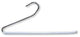 Metal Pant Hanger With Vinyl Sleeve, Set of 25