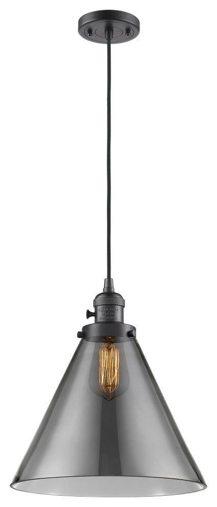 INNOVATIONS 201CSW-OB-G43-L 1-Light Mini Pendant Oil Rubbed Bronze