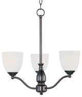 Maxim 10064 Stefan 21"W 3 Light Chandelier - Oil Rubbed Bronze