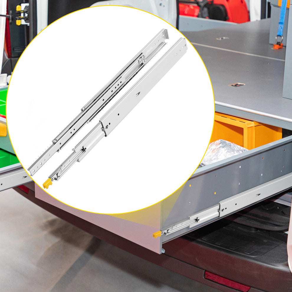 Full Extension Ball Bearing Drawer Slide 500lbs Loading, 36 Inch