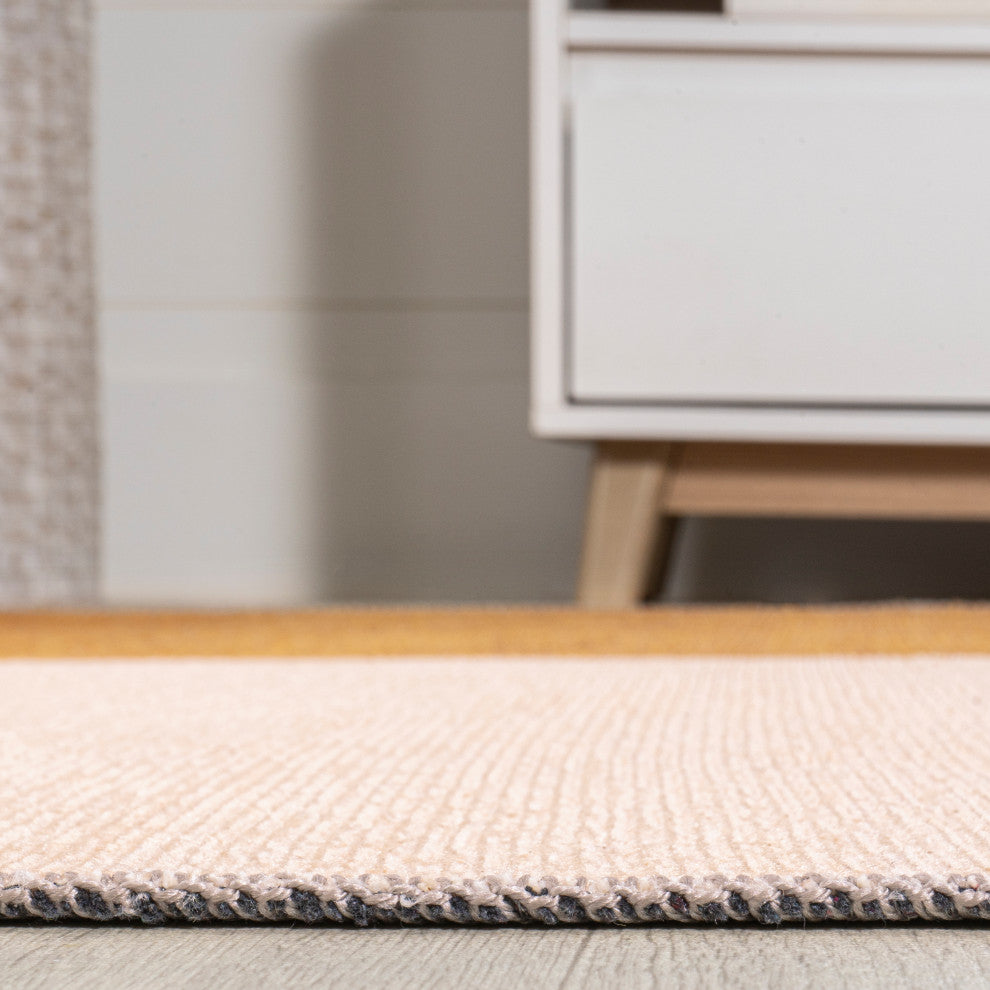 Demie Minimalist Graphic Circle Machine-Washable Area Rug, 5x8