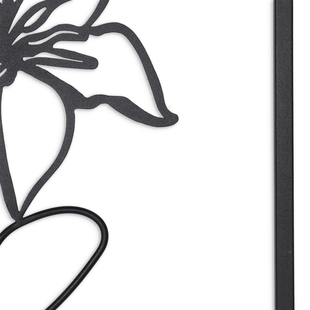 Haven and Holly, Floral Metal Wall Decor, Holly