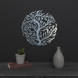 Circle Tree Metal Wall Panel