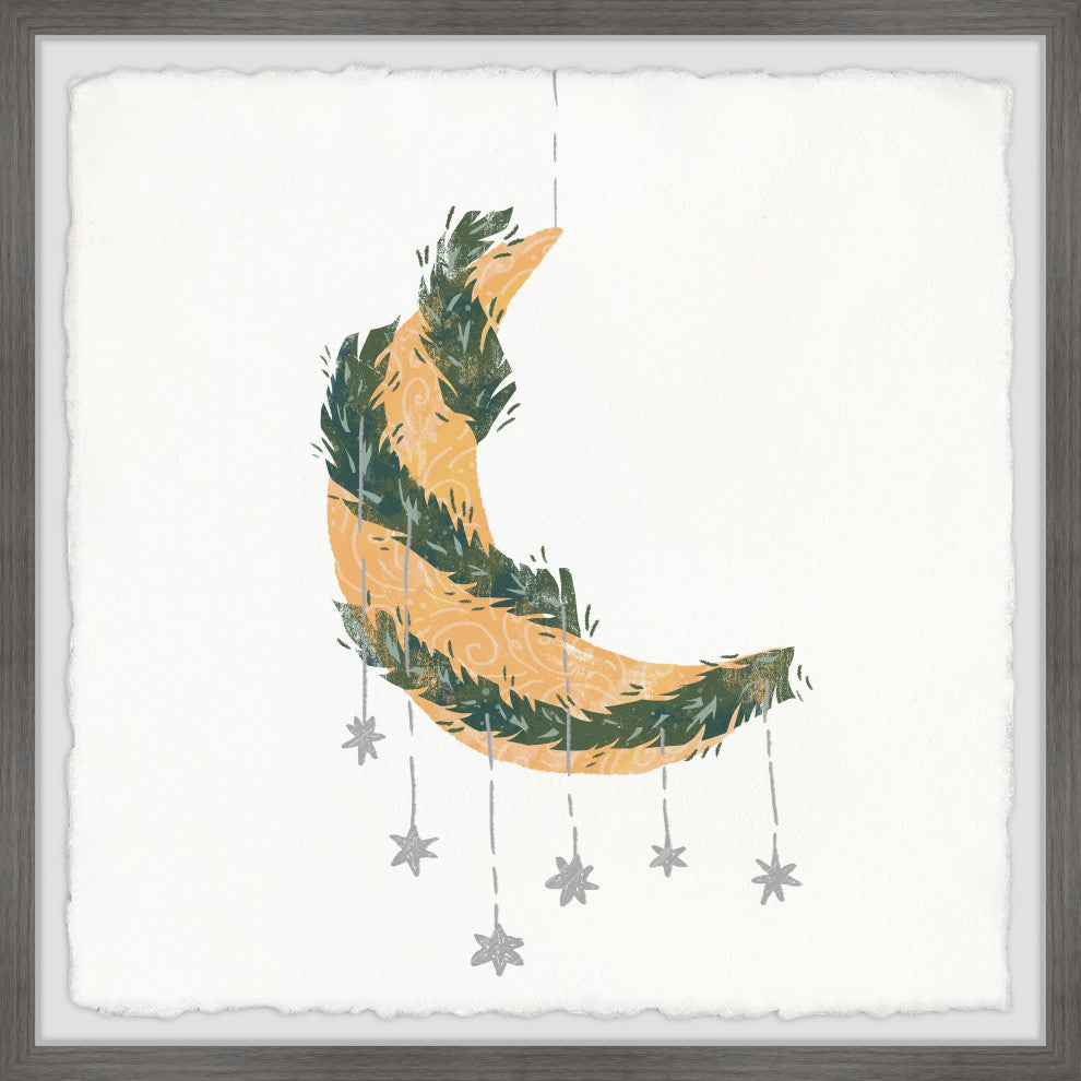 "Hanging Stars" Framed Painting Print, 32x32