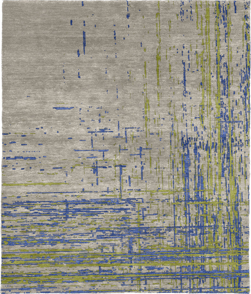 Capella B Hand Knotted Tibetan Rug, 6' Square