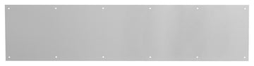 Kick Plate, 8"x36", Satin Aluminum