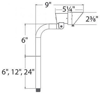 Mini Accent LED 12V Single Path-Light 3000K, Bronze