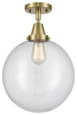 Innovations Lighting 447-1C-AB-G202-12-LED Beacon 1 Light 12" Flush Mount