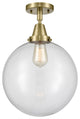 Innovations Lighting 447-1C-AB-G202-12-LED Beacon 1 Light 12" Flush Mount