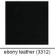 Monterey Upholstered Storage Bed, Natural Cherry, King, Ebony Leather