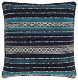 Surya Maya Dark Blue Pillow Shell With Polyester Insert 20"H X 20"W