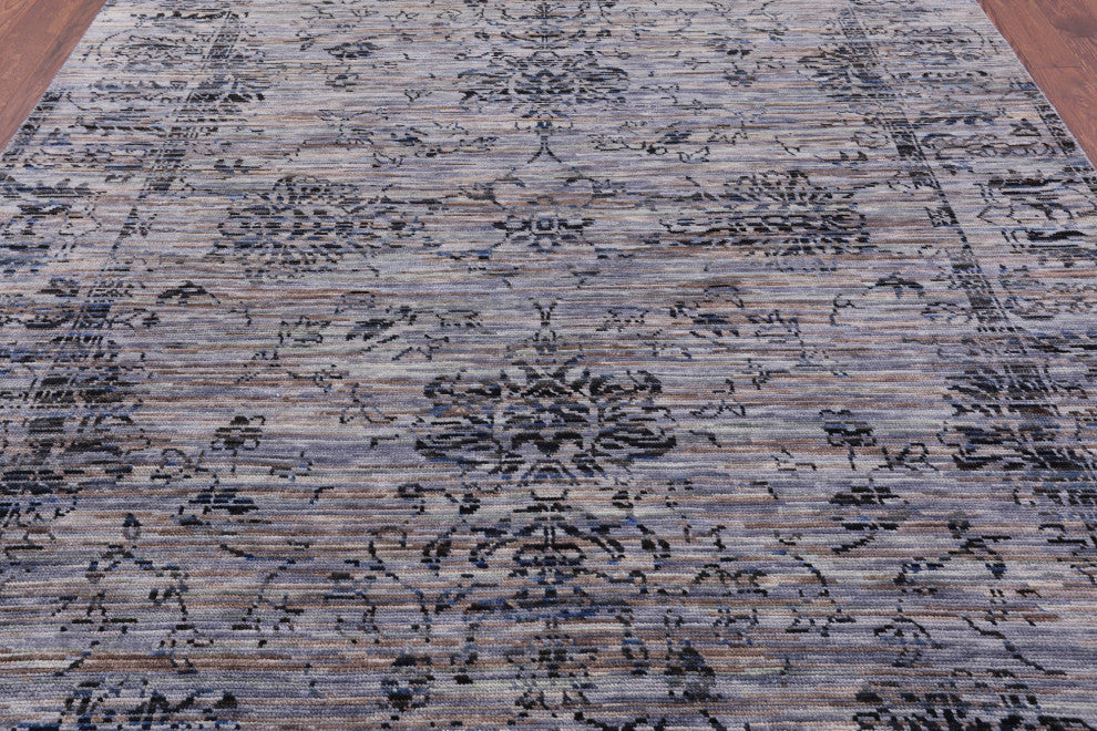 8' 0" X 10' 3" Hand-Knotted Modern Wool Rug Q8586