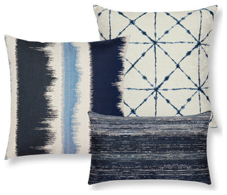 Trilogy Indigo Lumbar Indoor/Outdoor Performance Pillow, 12"x20"
