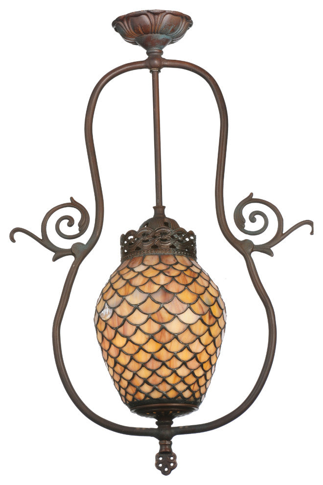 17W Tiffany Fishscale Pendant