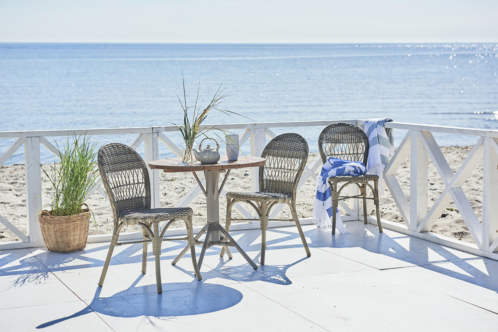 Ofelia Outdoor Dining Side Chair, Antique