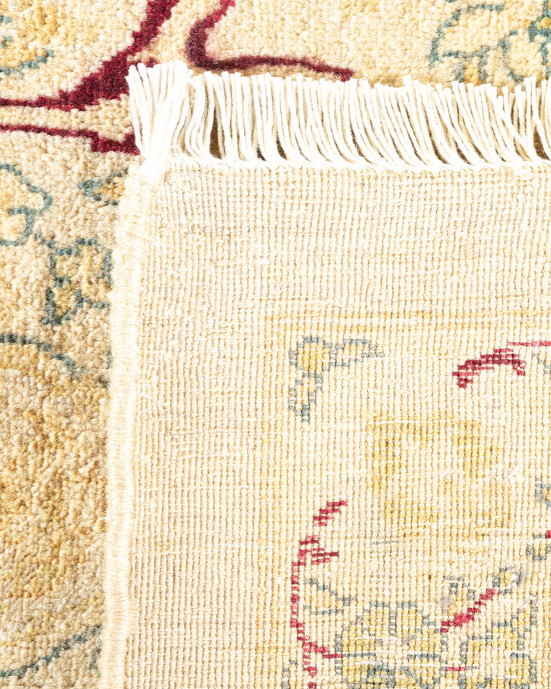 Elliana, One-of-a-Kind Hand-Knotted Area Rug Ivory, 9'1"x12'0"