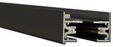 WAC Lighting L Track 2' Single Circuit 120V with 2 Endcaps in Black