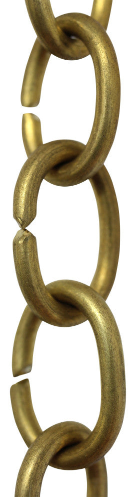 Brass Small Loop Chandelier Chain, 3'', Antique Brass, U23