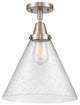 INNOVATIONS LIGHTING 447-1C-SN-G44-L-LED X-Large Cone Flush Mount