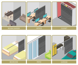Lizbeth 10-Panel Track Extendable Vertical Blinds 120-218"W