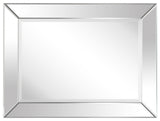 Modern Beveled Rectangle Wall Mirror, 1"-Beveled Center Mirror, 40"x 30"
