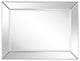 Moderno Beveled Rectangle Wall Mirror, 1"-Beveled Center Mirror, 40"x 30"