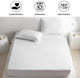A1HC GOTS Certified Organic Cotton Percale Fitted Sheet, Deep Pocket, Twin