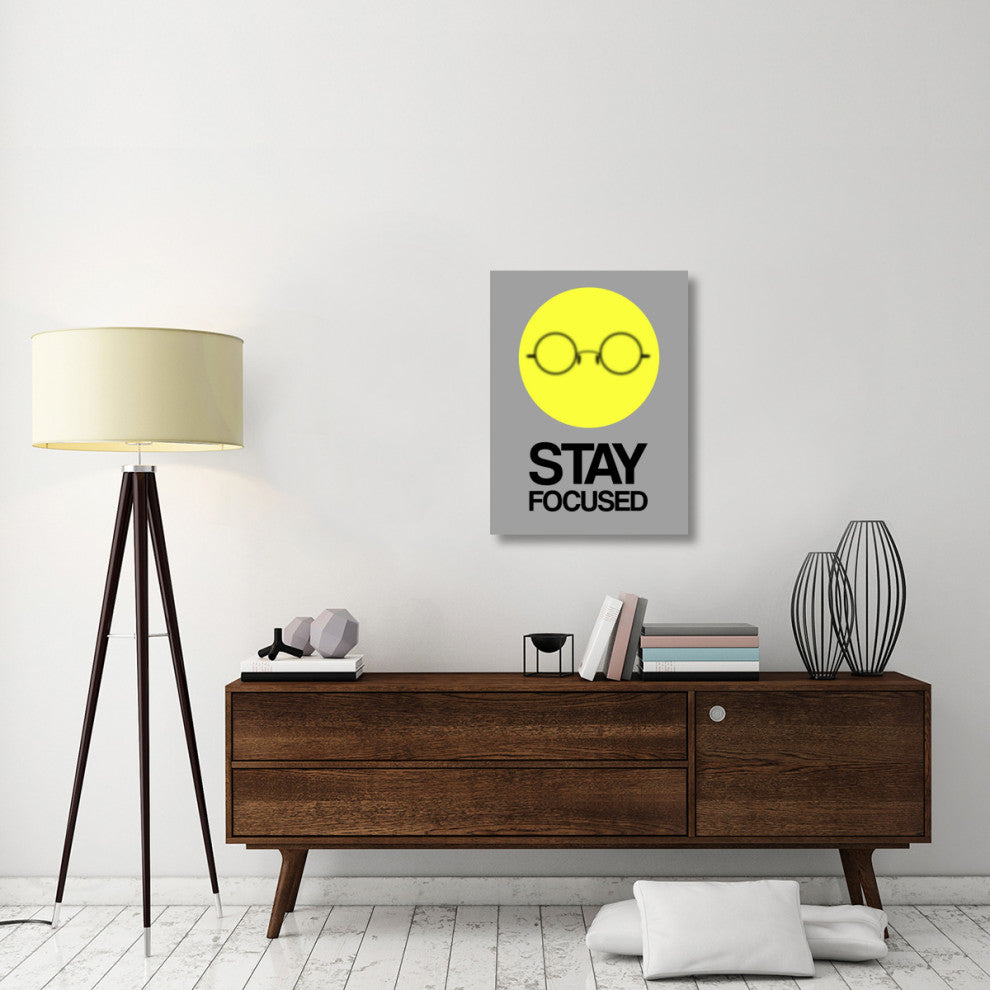 "Stay Focused Circle Poster 2" Fine Art Print