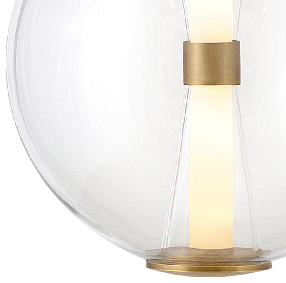 Hinkley Elin Medium Globe Pendant, Lacquered Brass