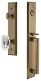 Fifth Avenue Dummy Handleset, D Grip and Baguette Clear Crystal Knob, 849292