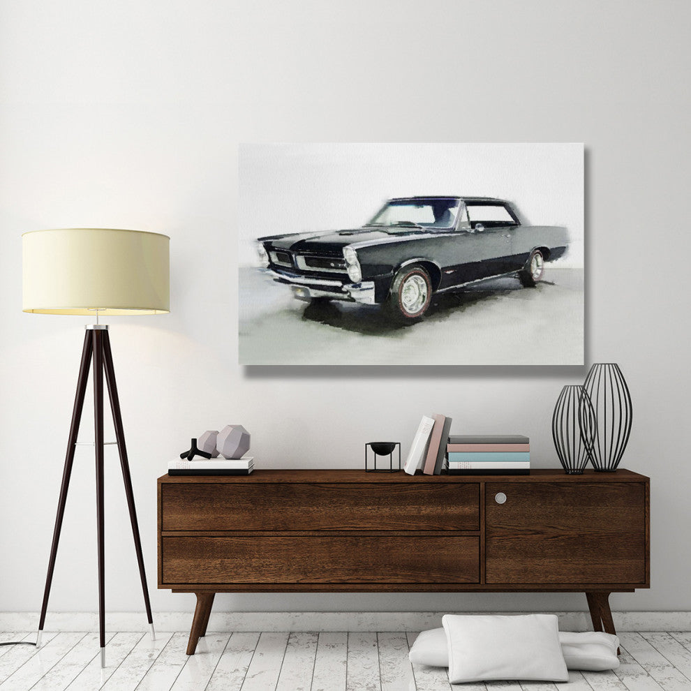 "1966 Pontiac GTO Watercolor" Fine Art Print