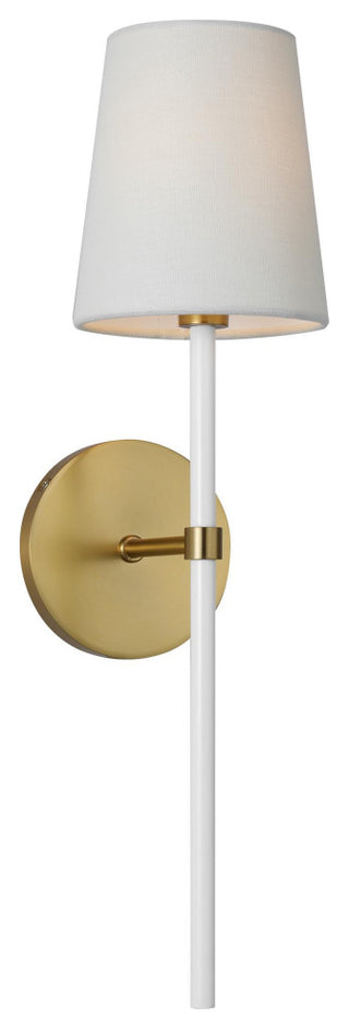 Monroe Tail Sconce, Burnished Brass