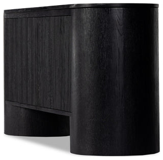 Giovani Media Console-Black Marble